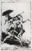 Francisco Goya, Bruja poderosa que por ydropica